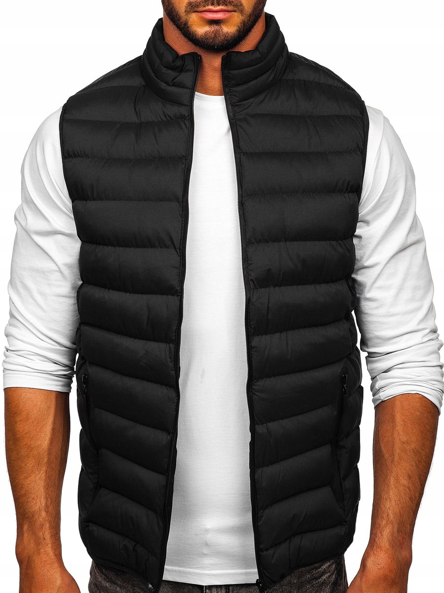 

Kamizelka Pikowana Męska Czarna 5M711 DENLEY_2XL