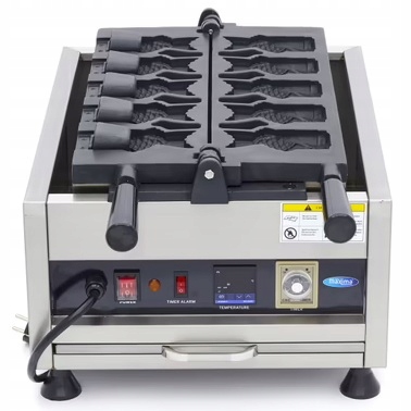 Gofrownica Gastronomiczna do Taiyaki Kształt Ryby 3200W Maxima 09374182