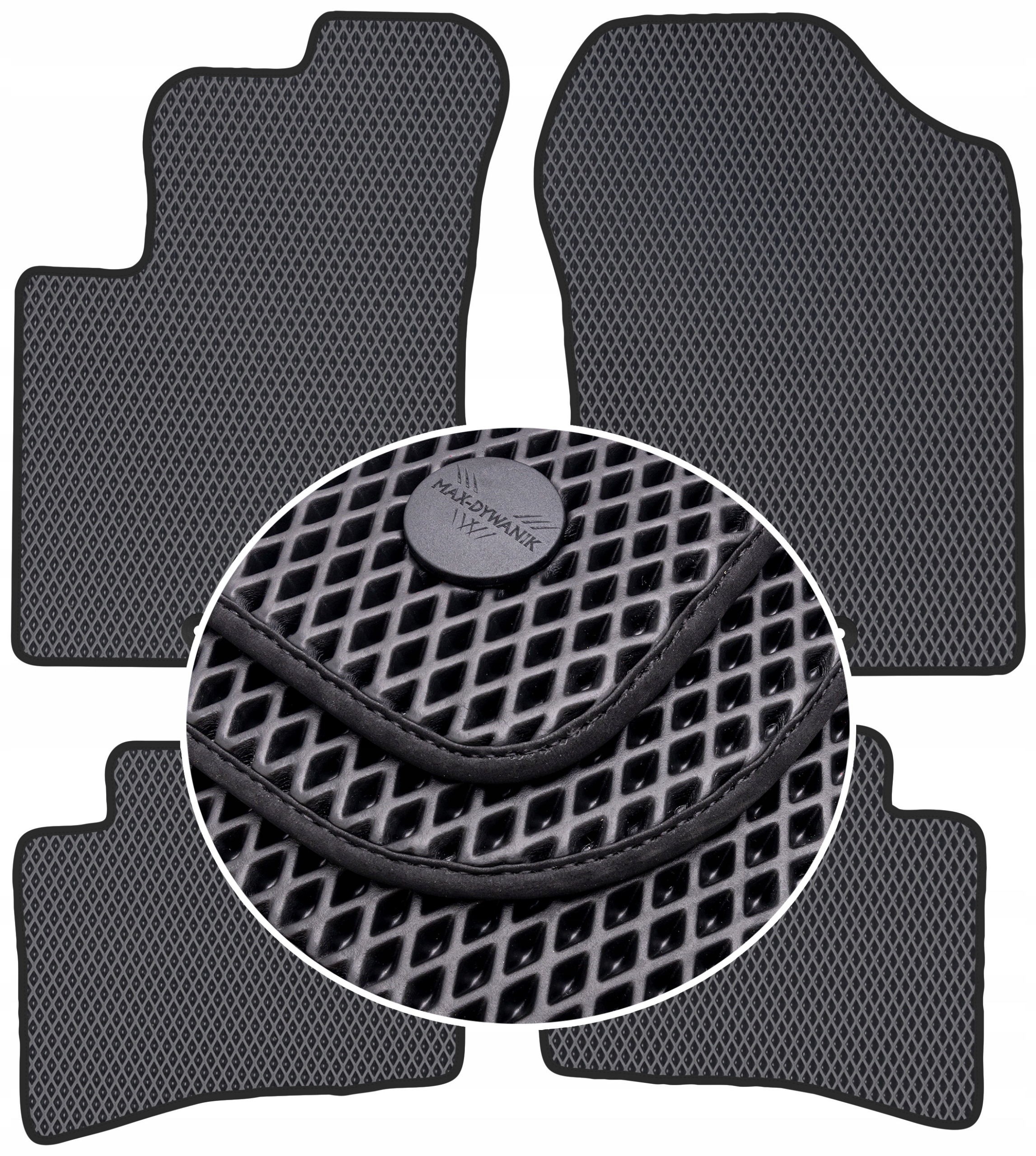 Hyundai i20 I 2009-2011 Koberce Eternity Čierne