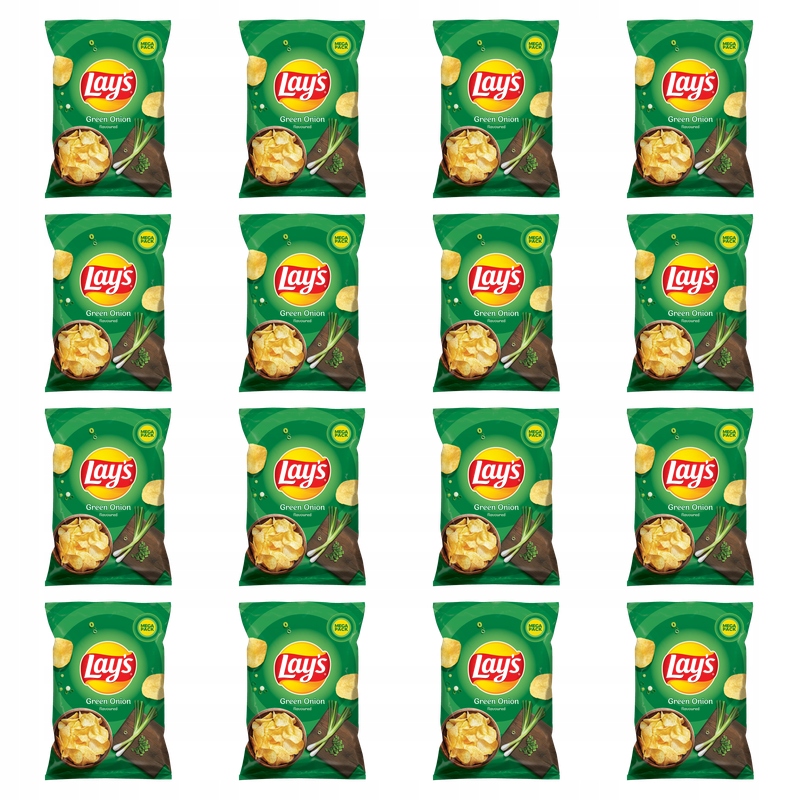 Lay's Green Onion 200g X16