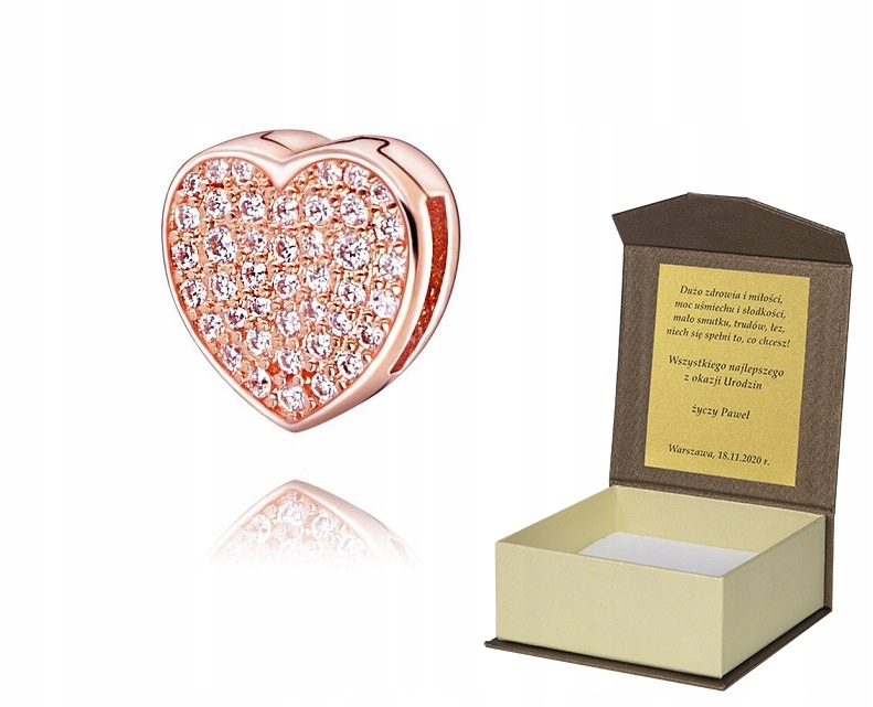 

Charms Serce do bransolet Pandora Reflexions C34