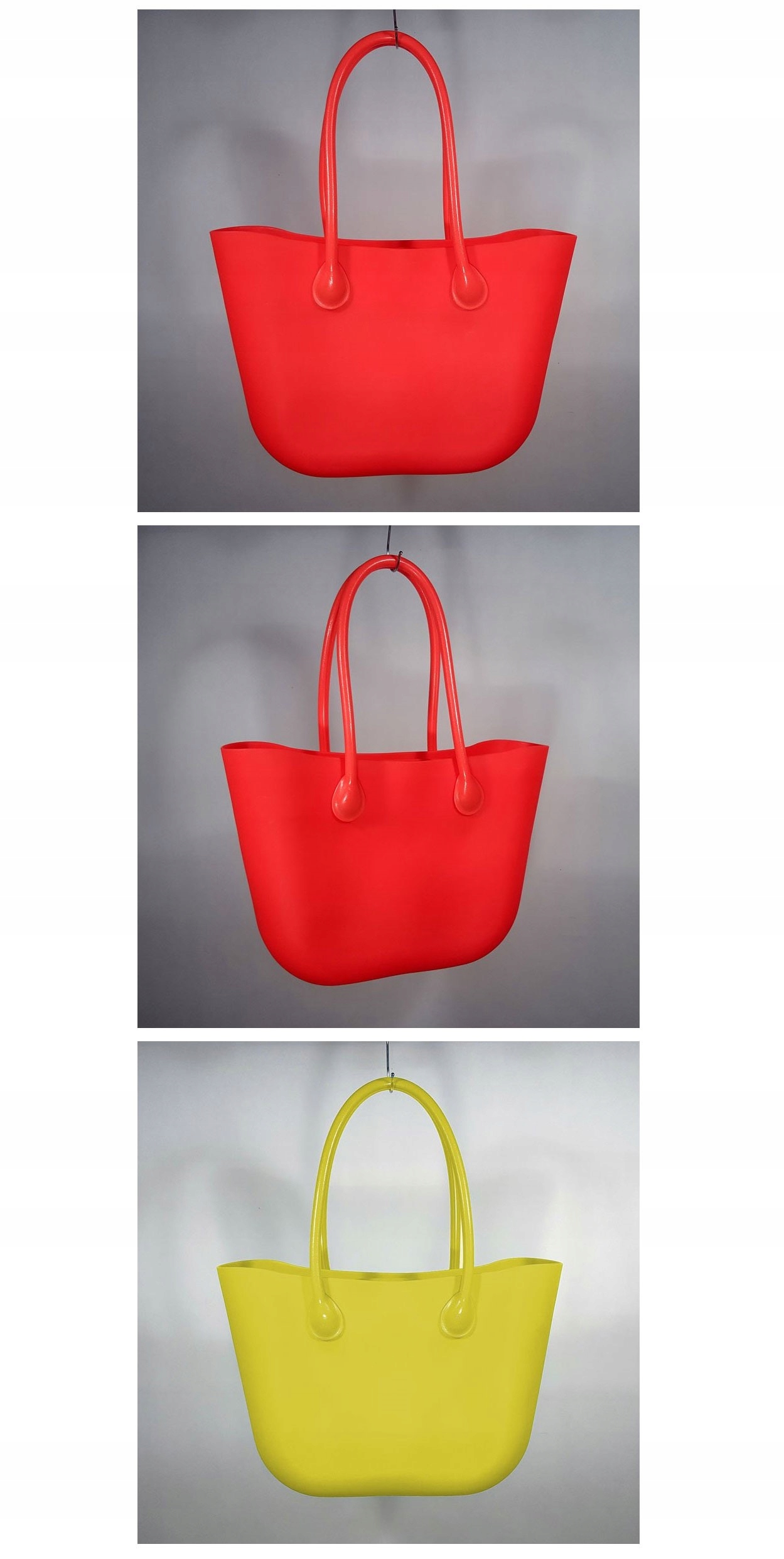 O TORBA GUMOWA HOBO TOREBKA JELLY SHOPPER BAG TGG Szerokość produktu 49 cm