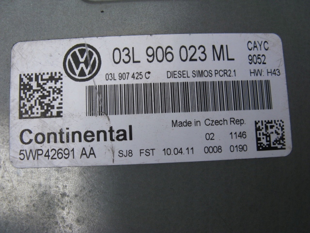 Computer VW GOLF PLUS 1.6 TDI