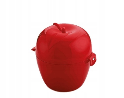 Pojemnik na jabłko owoce czerwone jabłko do pracy szkoły