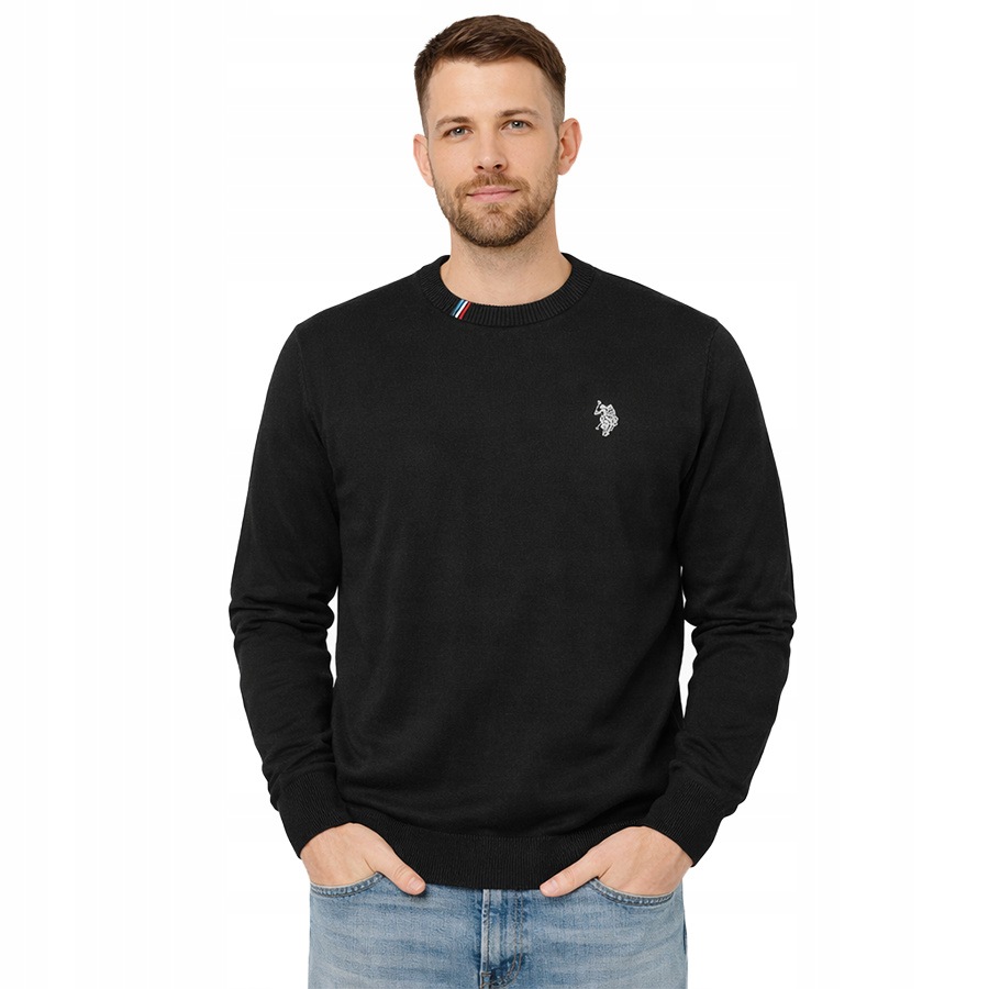 Pánský svetr U.s. Polo Assn. Burt US41 173 018 00061 Černý XL
