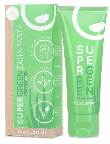 

Happy Brush Wegańska Pasta Green 75ml Niemcy