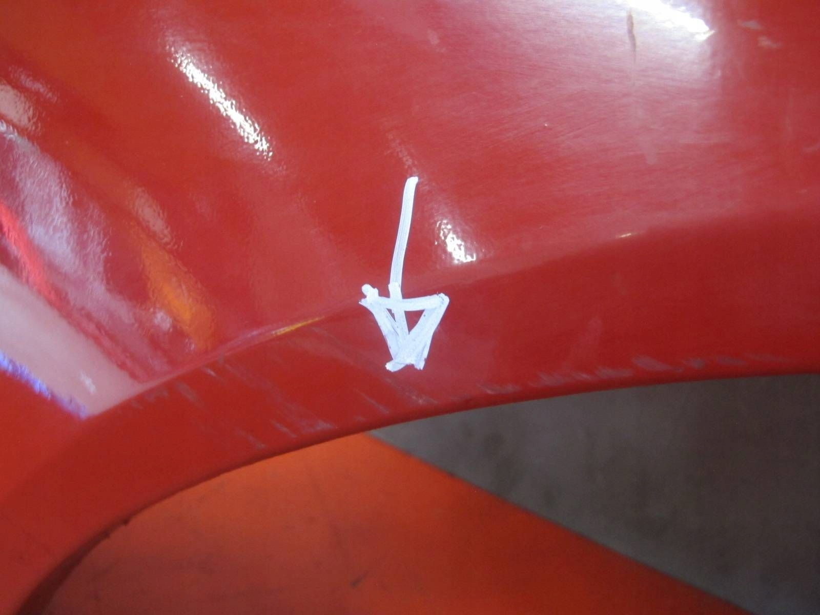 ALFA ROMEO BRERA 939 fender right front front red 289/A