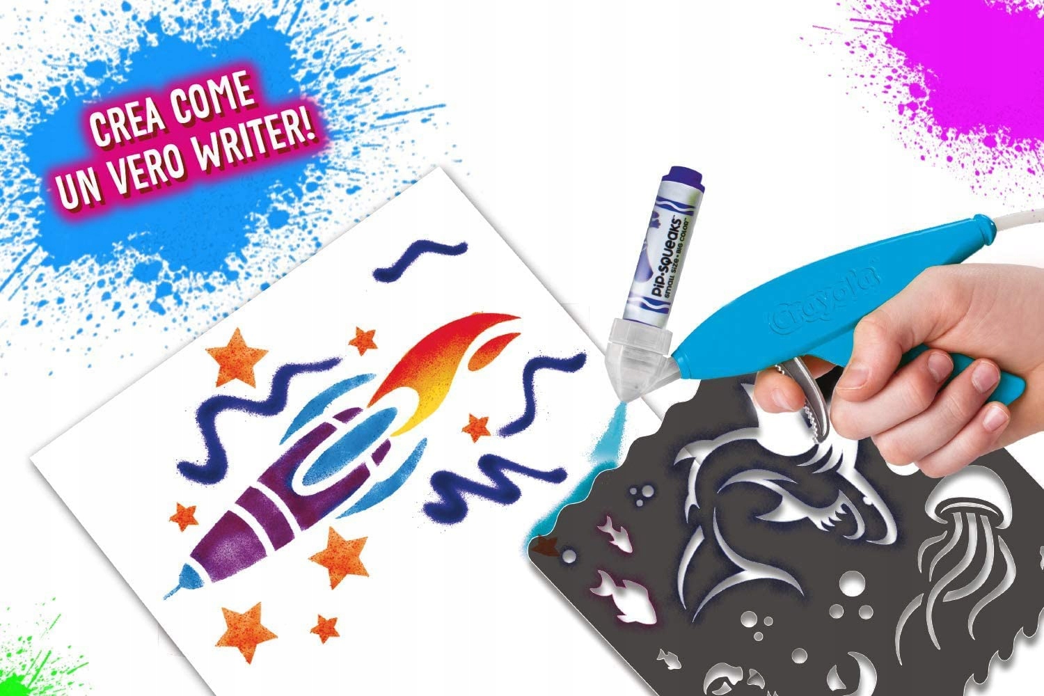 Crayola Marker Airbrush Spray Colour do Malowania Rodzaj pisaki