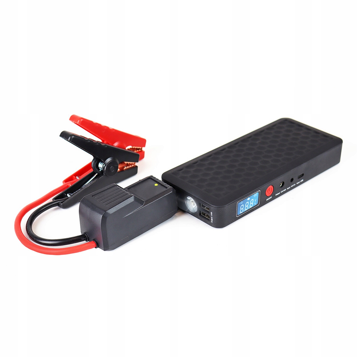 Štartovací Booster do auta 12V 800A 4Ah 2xUSB Led AMiO SJ02