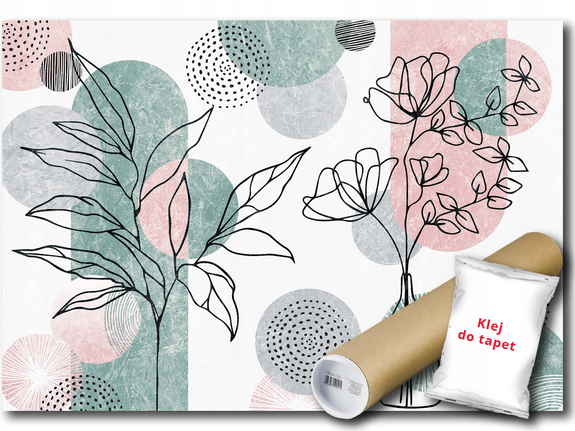 Fototapeta Flizelina Květiny Geometrie 208x146