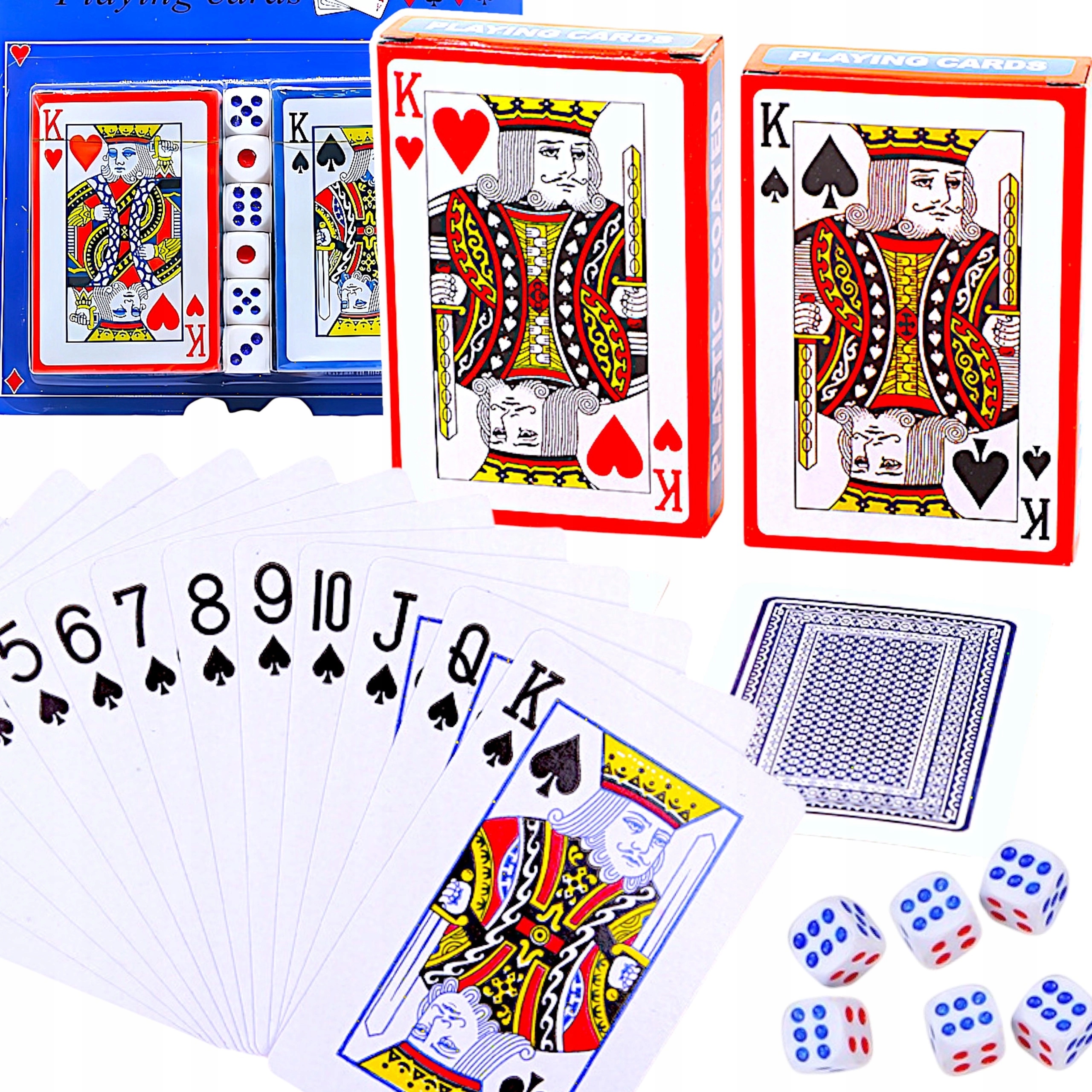 КАРТОЧНАЯ ИГРА ИГРАЛЬНЫЕ КАРТЫ ПОКЕР МАКАО 2 КОЛОДЫ КОСТИ СЕМЕЙНАЯ КАРТОЧНАЯ ИГРА