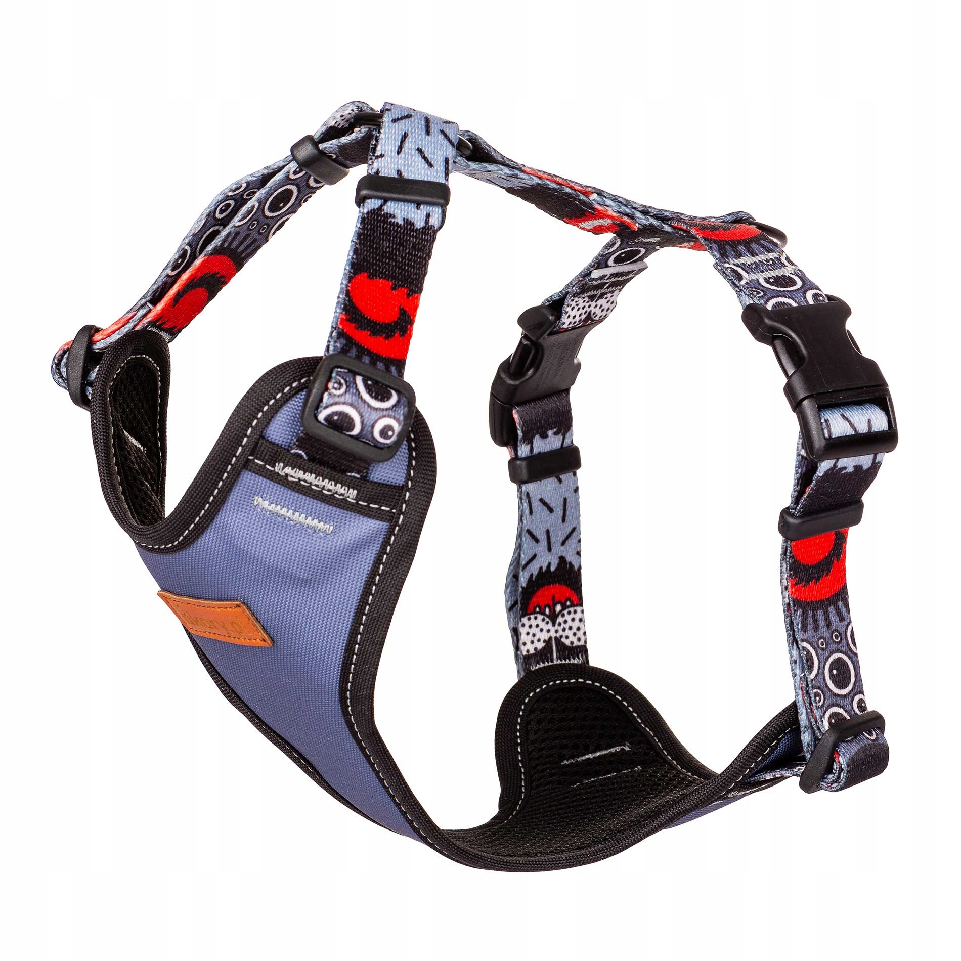 Levně Beztlakové postroje pro velkého psa 46-64 cm L 30 mm Ukory Monsters