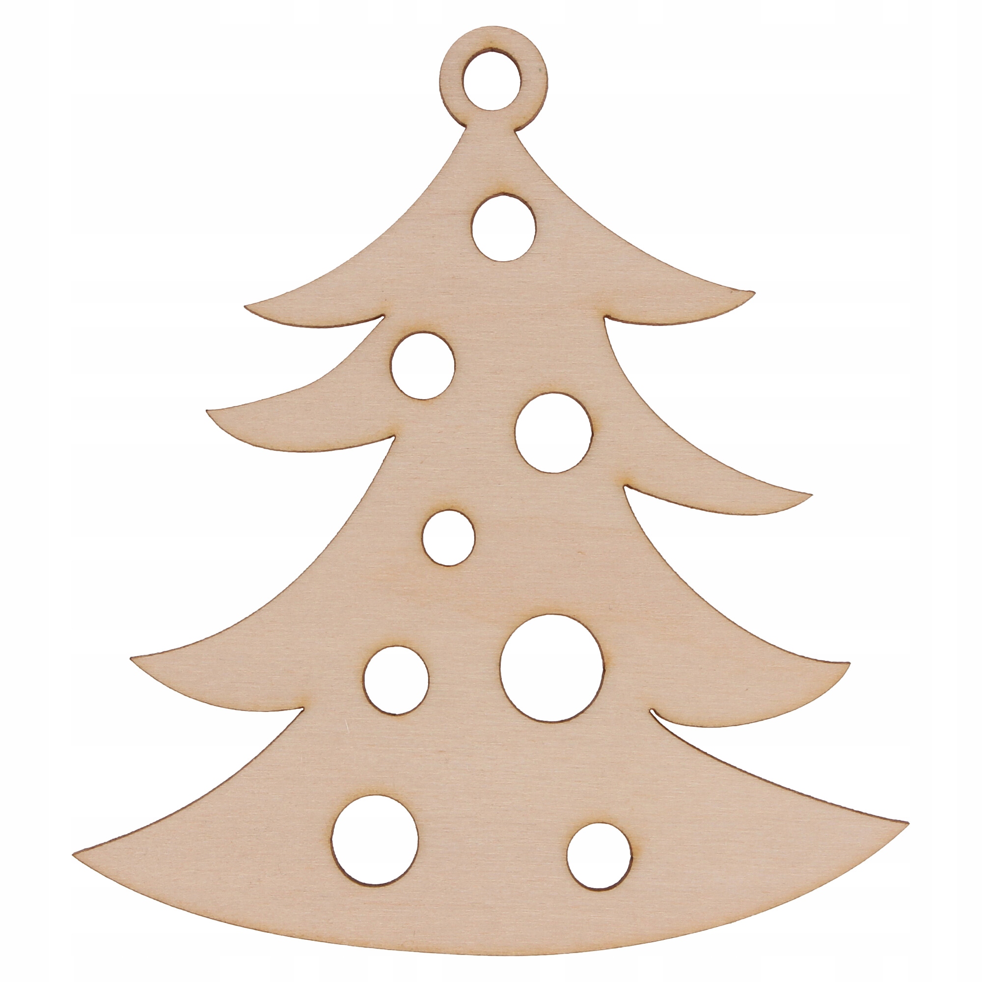 OZDOBA świąteczna DEKOR drewniany choinka EKO