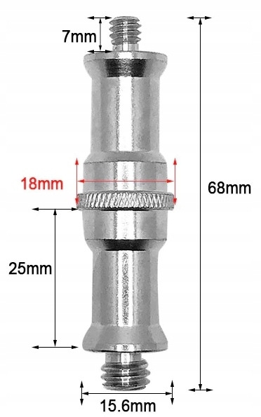 Adapter gwintowy męski spigot 1/4'' 3/8'' trzpień EAN (GTIN) 6097132831842