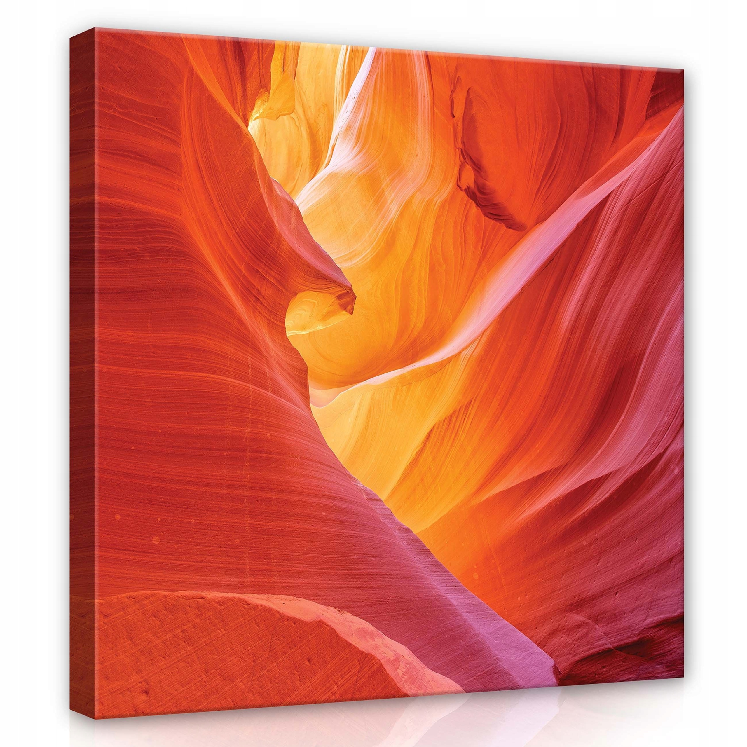 Obraz 80x80 Kaňon Antilopy kaňon štěrbinový pískovec eroze světlo