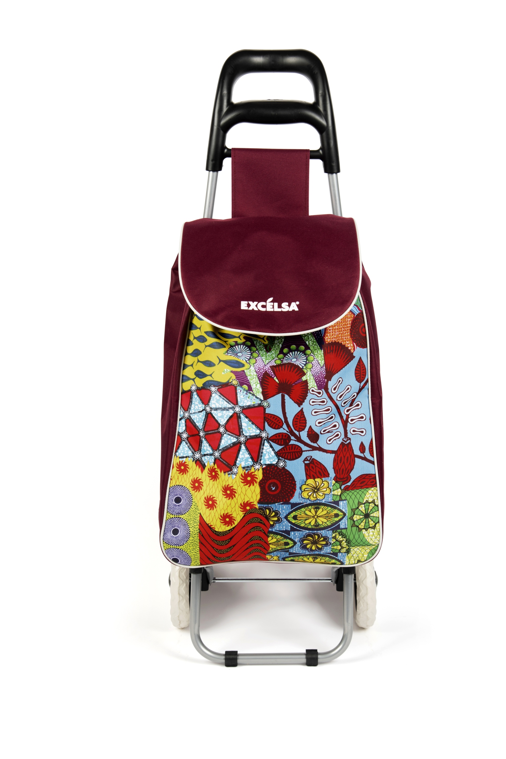 Nákupný vozík Excelsa, viacfarebný polyester