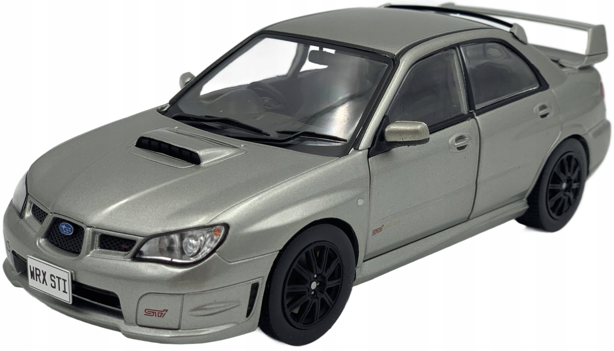 Subaru Impreza Wrx STi model WB124208 WhiteBox 1:24 silver