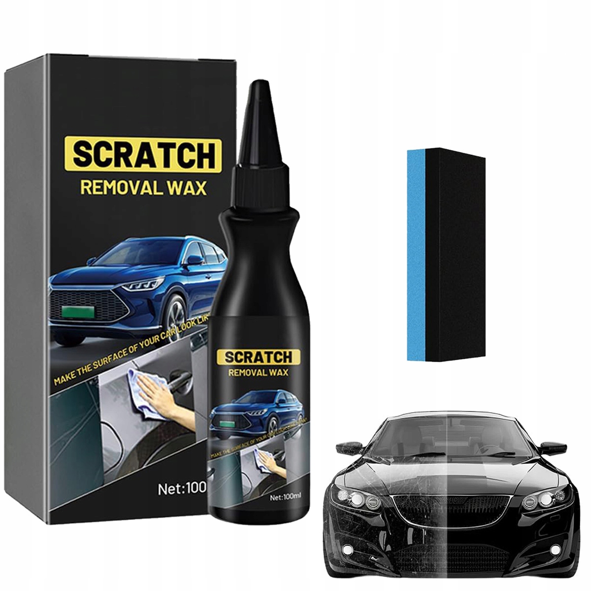 Krem do naprawy głębokich zarysowań zestaw Do Naprawy Zarysowań Samochodów