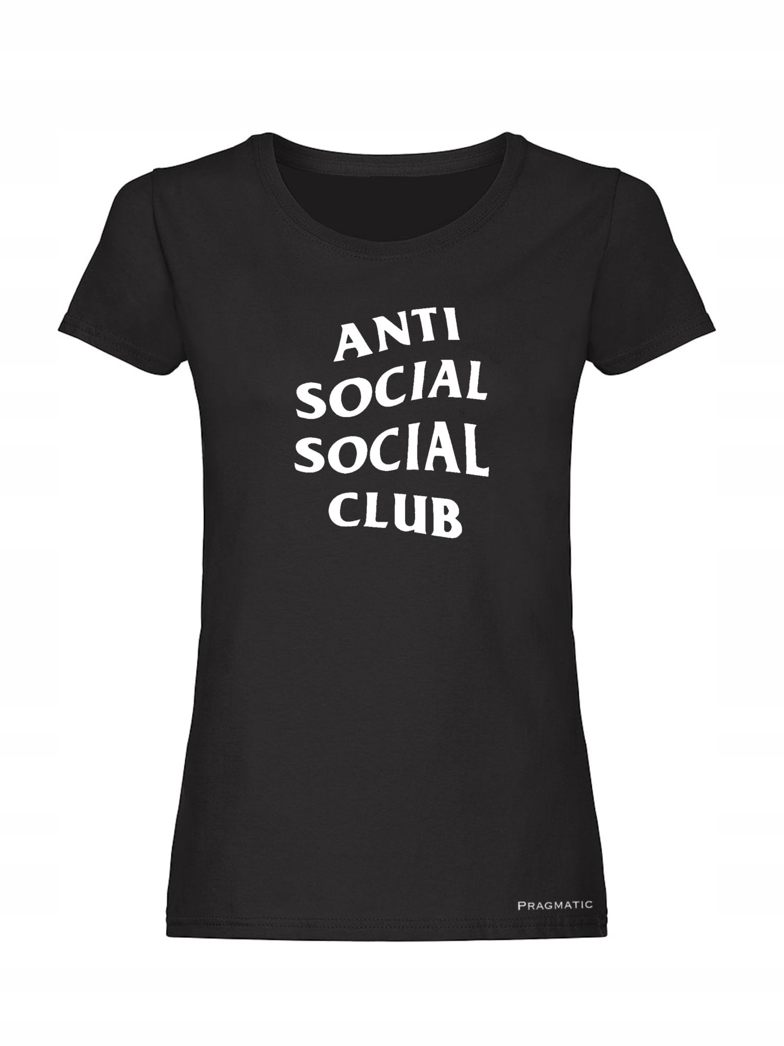 

Koszulka Damska Czarna T-shirt Anti Social Club L