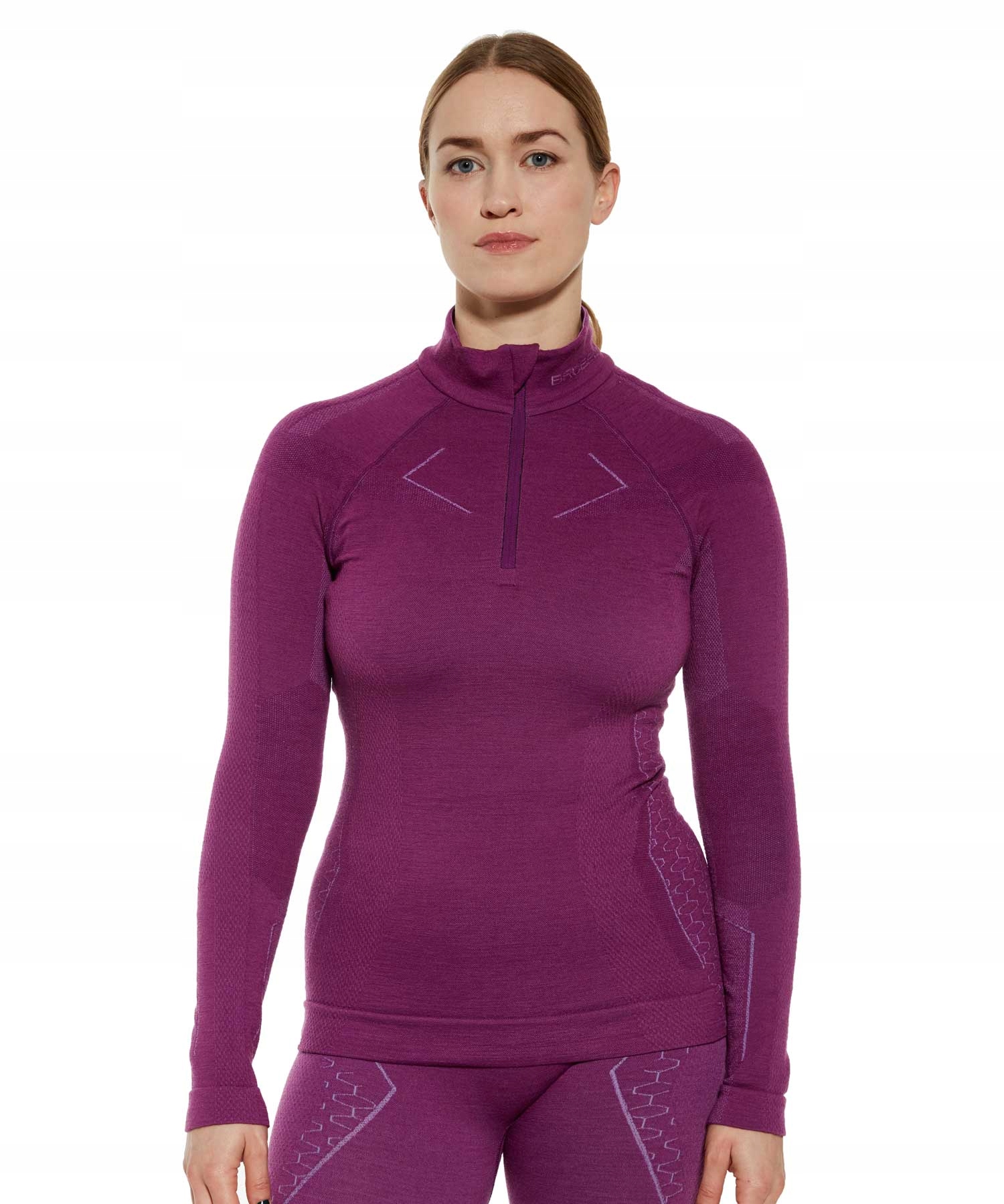 Brubeck Bluza Damska Termoaktywna Extreme Merino L Fuksjowy