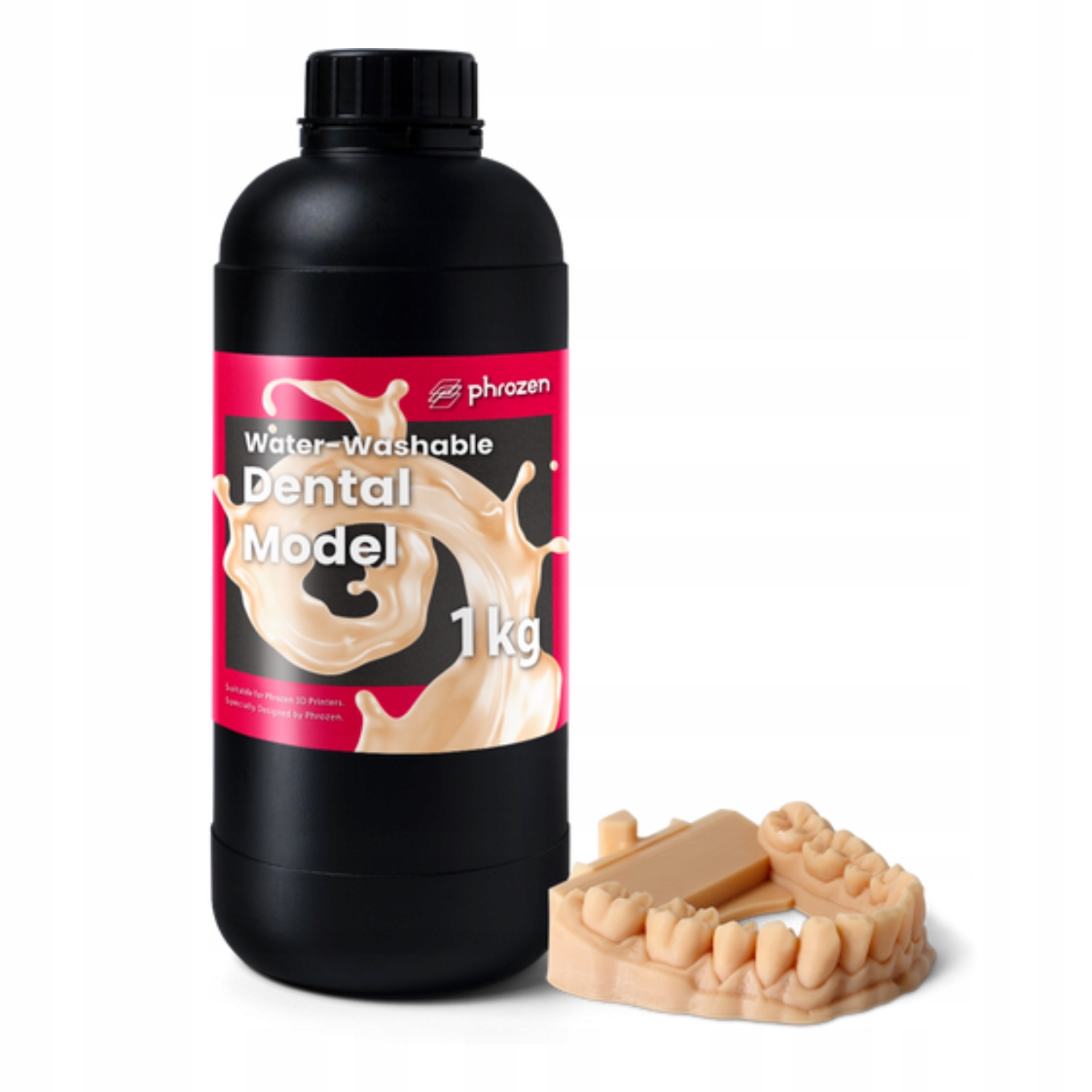 Uv živica Phrozen Water Washable Dental Model Beige 1 kg 1 l pre 3D tlač