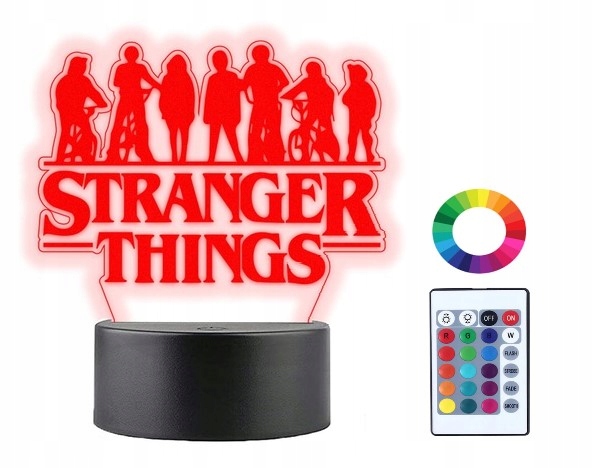 

Lampka Nocna 3D Led Stranger Things Grawer