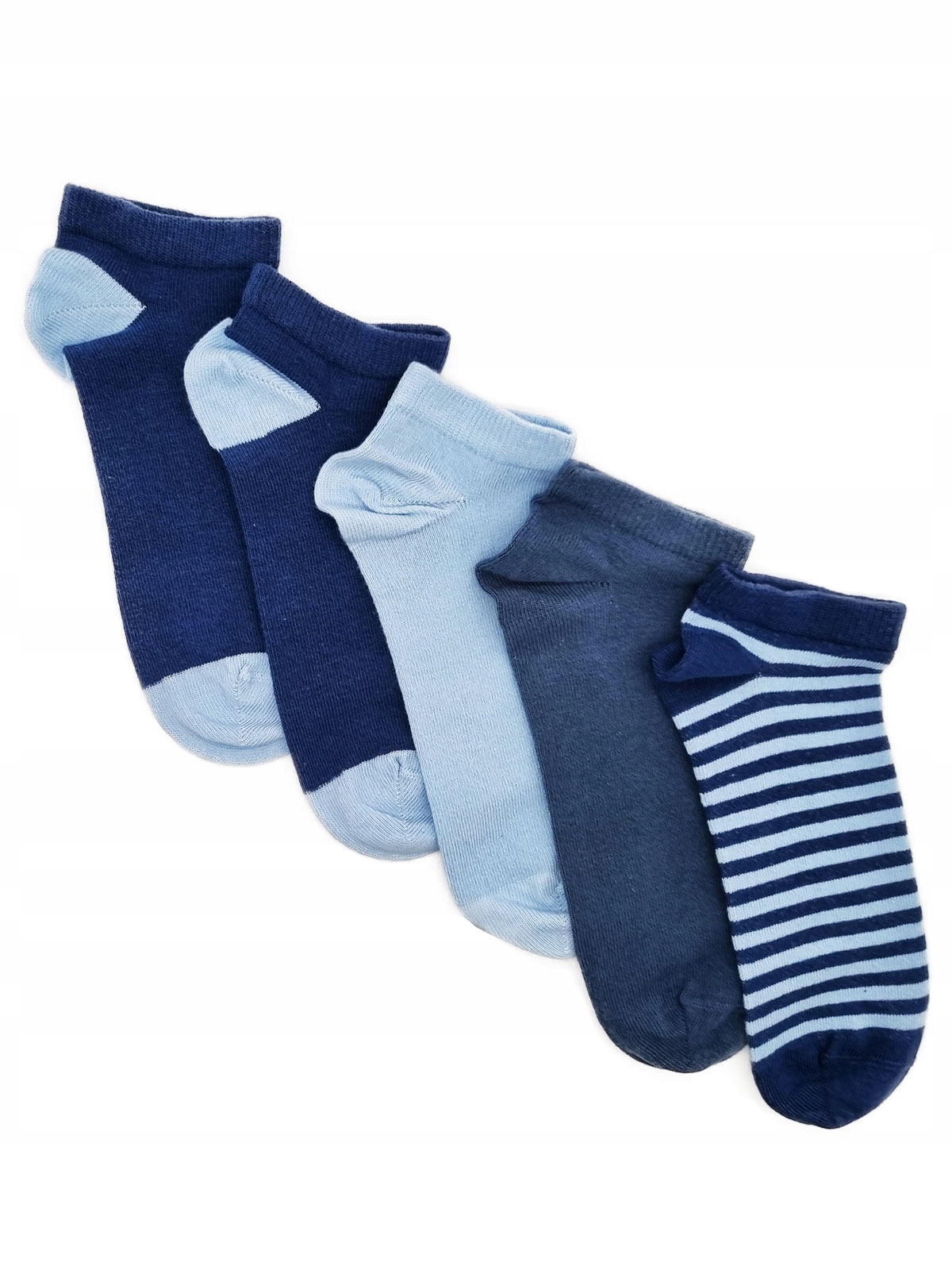 

5x Skarpetki Stopki Chłopięce niebieski 35-38