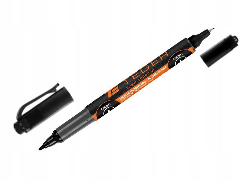 O16412-O16412 - Будівельно-Промисловий Маркер Чорний Двосторонній K