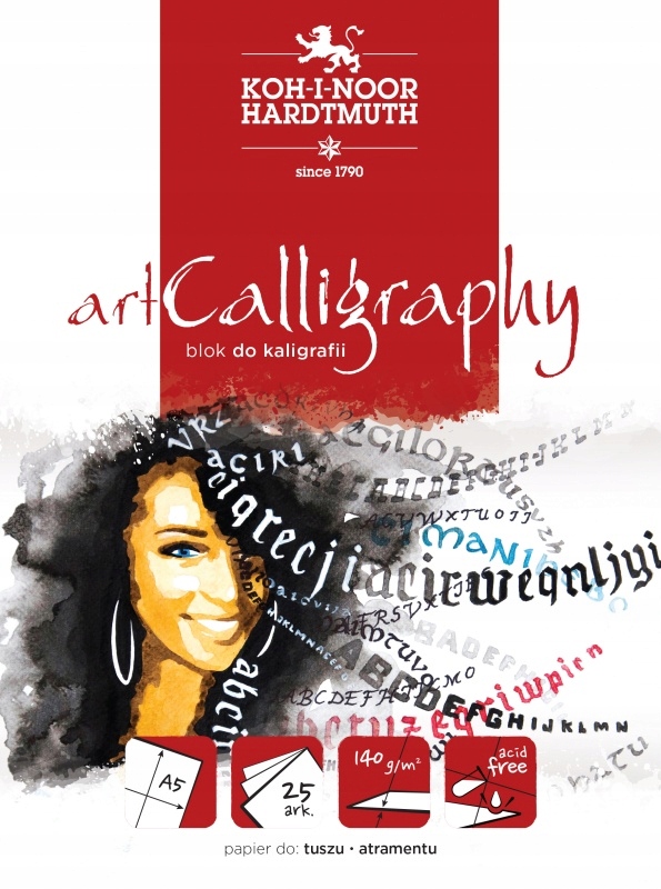 

Koh-i-noor blok do kaligrafii art Calligraphy A5