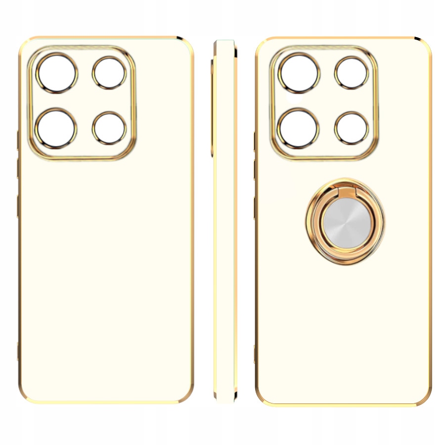 Etui do Infinix Note 30 Pro SILICONE EXCLUSIVE GLAMOUR CASE + RING Typ plecki