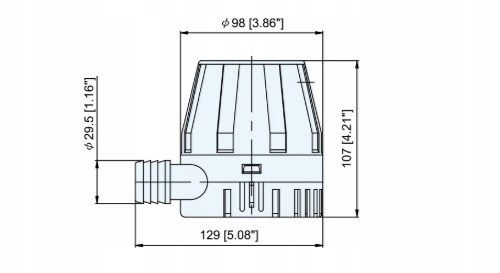 Pompa zęzowa TMC Q17 12V 56 l/min Marka TMC