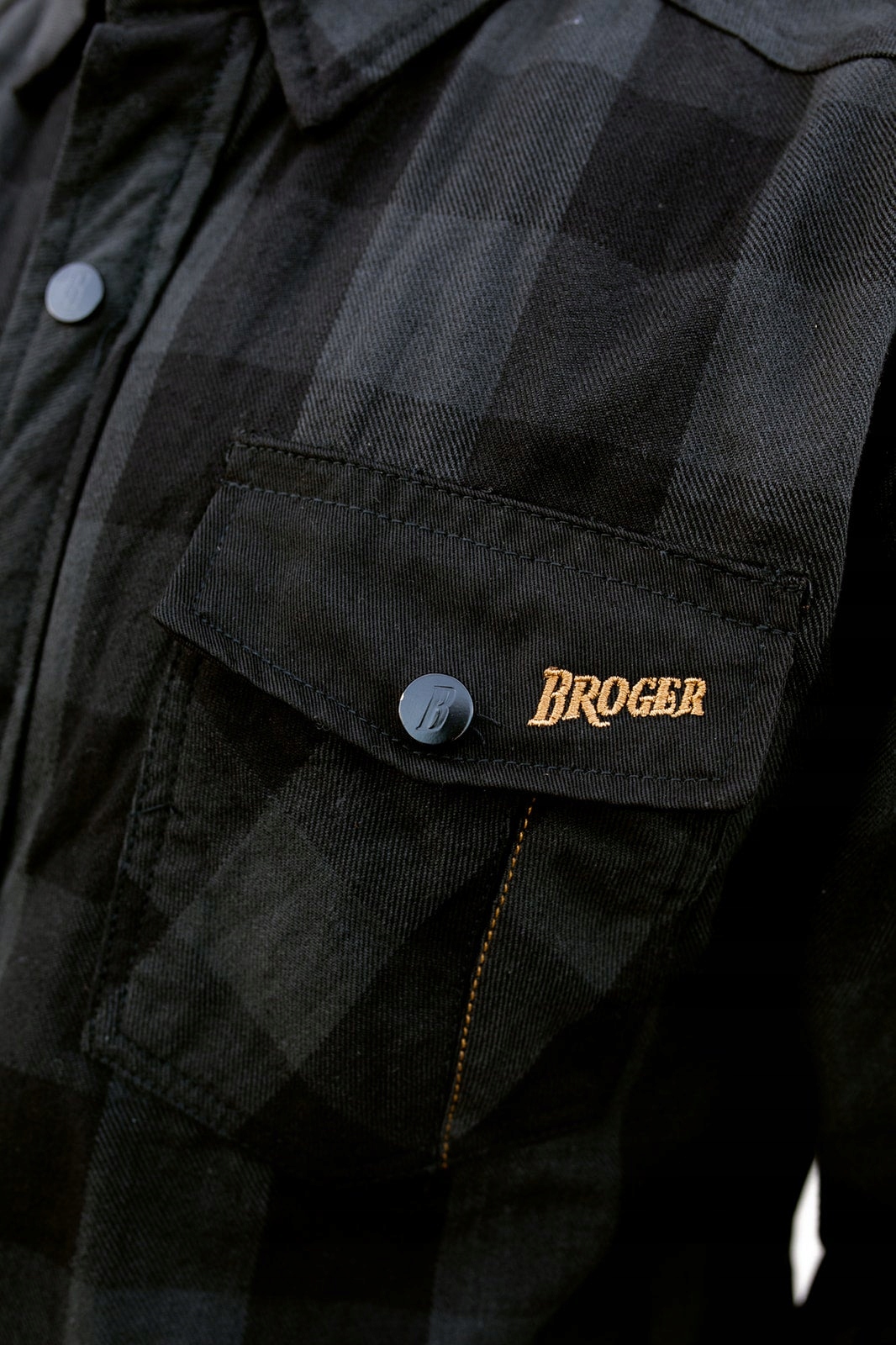 BROGER KOSZULA MOTOCYKLOWA ALASKA CZARNA 3XL Rodzaj Męskie