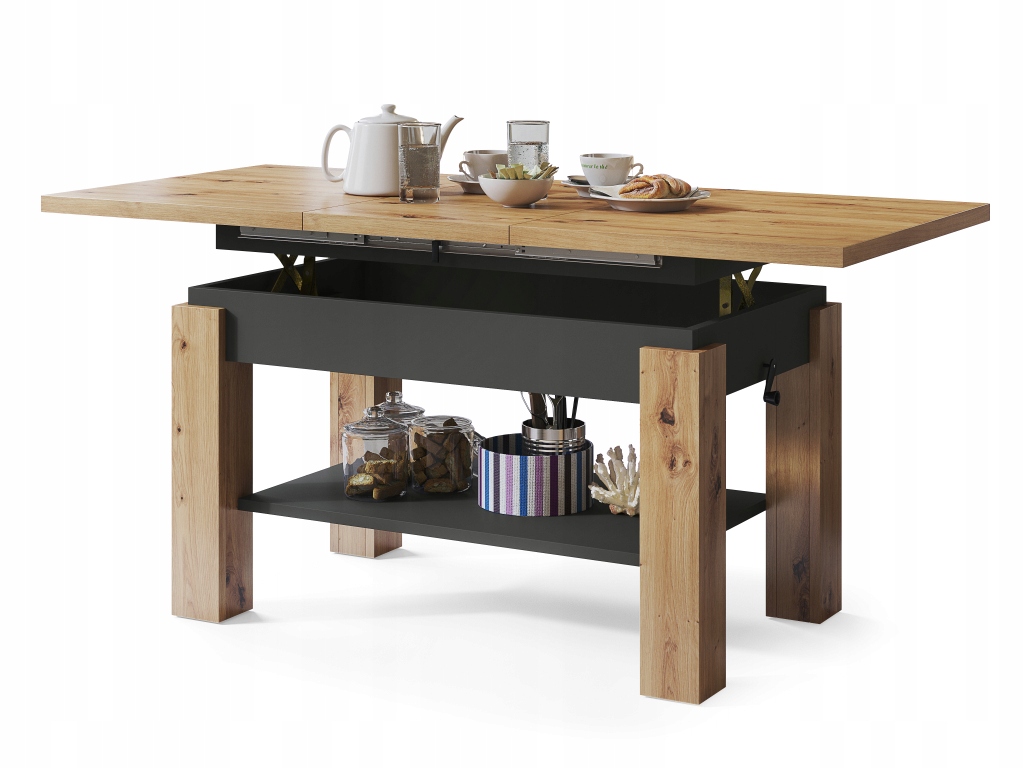 

Astoria Dąb Artisan/Antracyt Ława Stół Ławostół