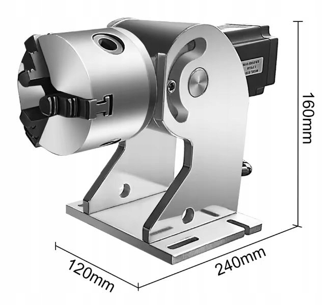 otočná osa, otočný nástavec, značkovač, laser co2