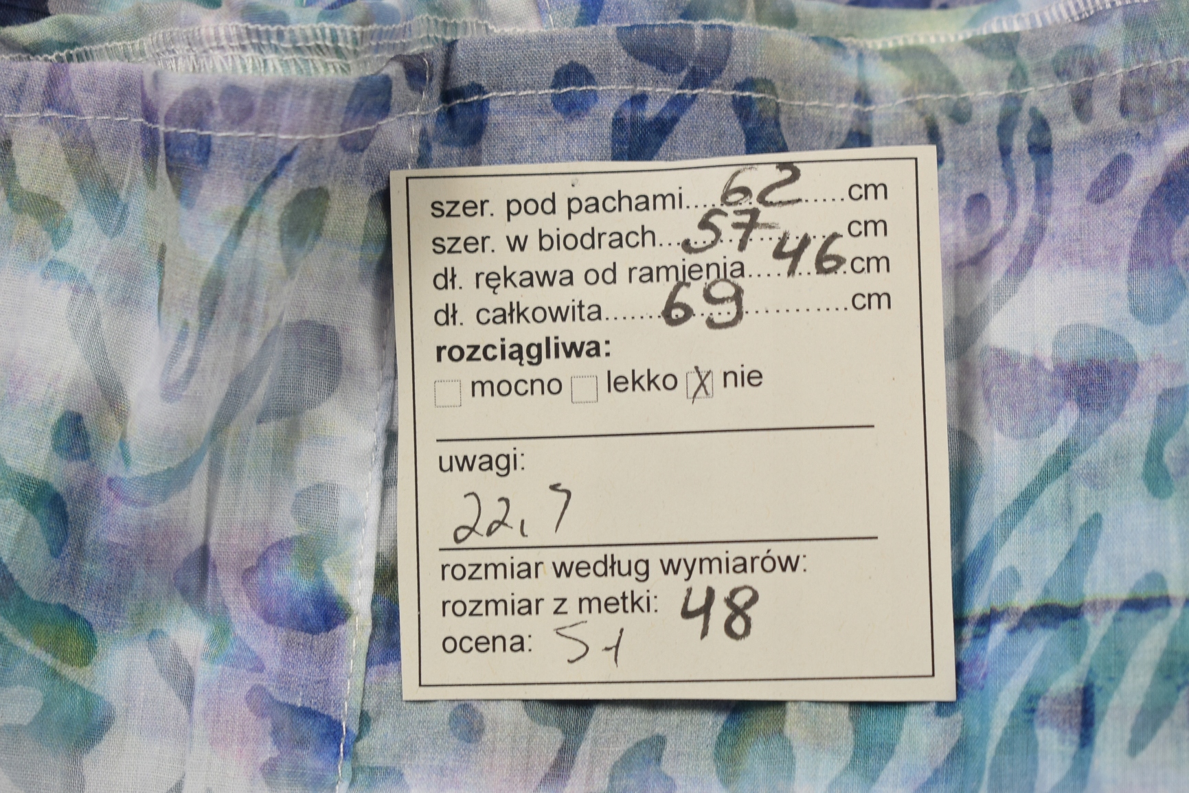 Z4 BLUZKA DAMSKA MICHELE BOYARD 48 PLUS SIZE Fason prosty