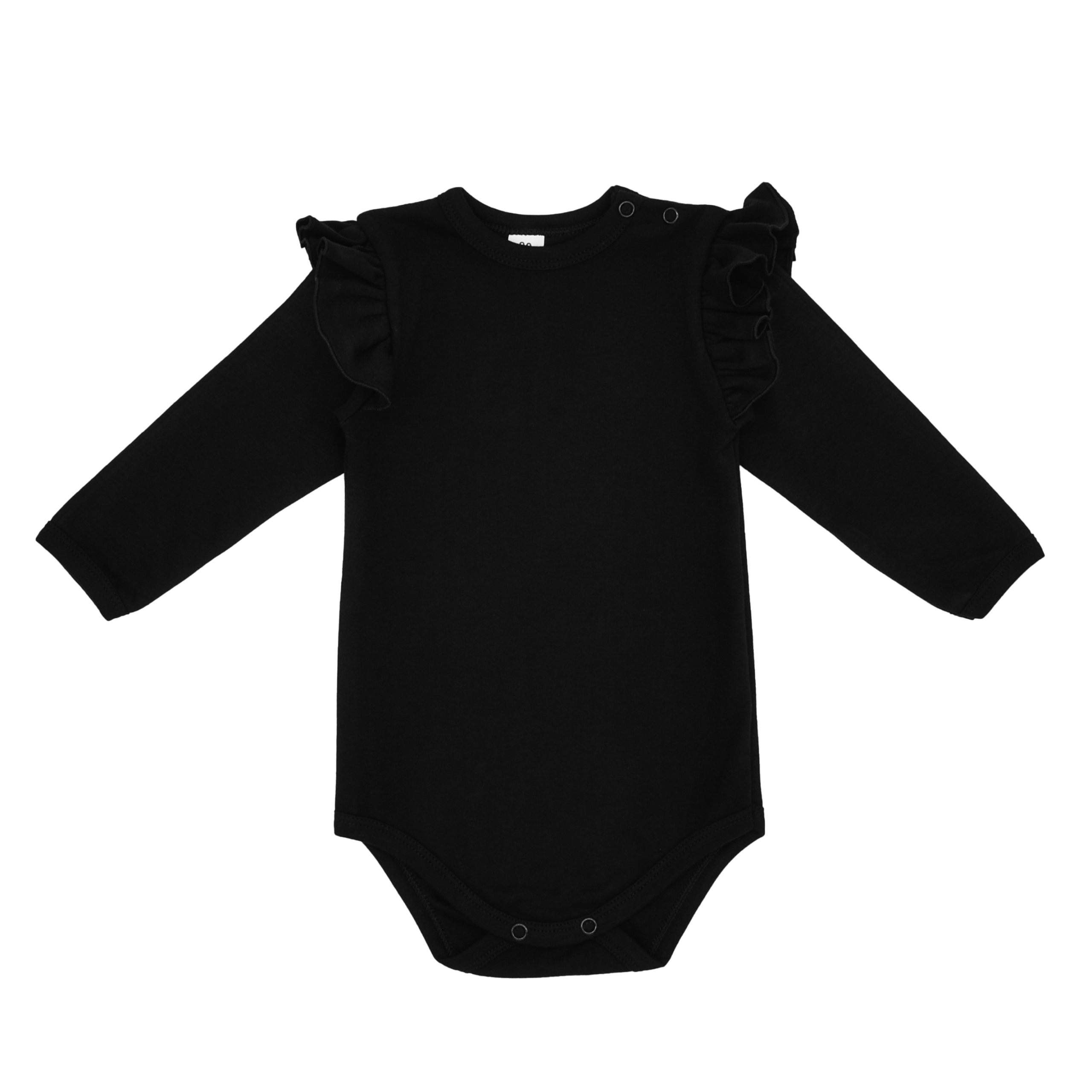 

Body dziecięce z falbanką 98 czarne