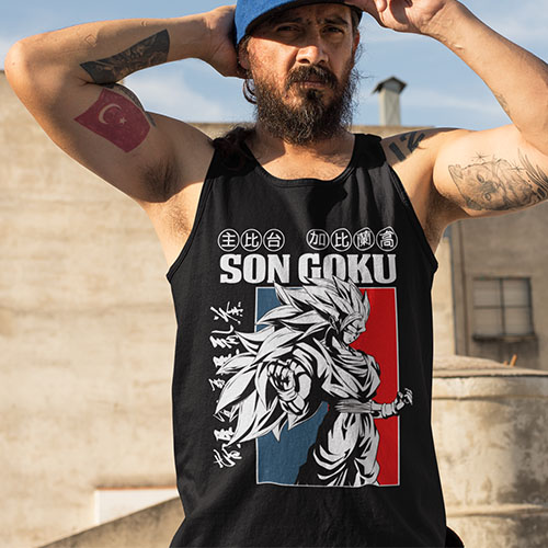 TANK TOP DRAGONBALL SG3 Marka inna