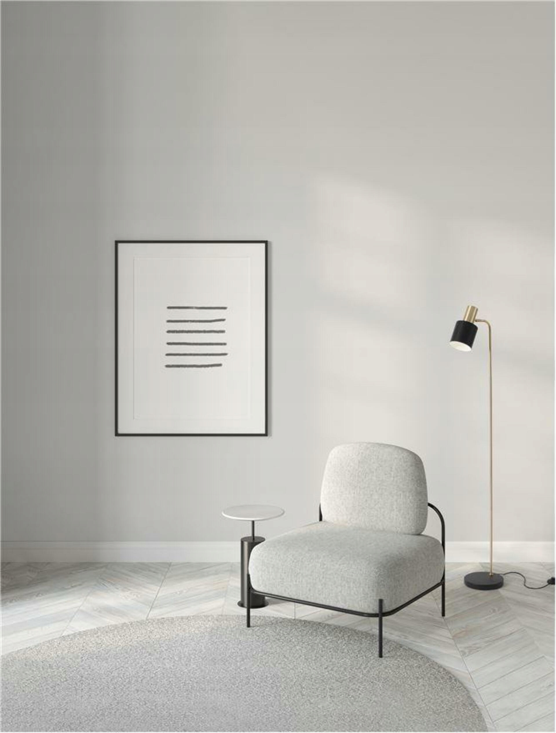 Nova Luce stojaca lampa Paz zlatý kov čierne kovové tienidlo čierna základňa