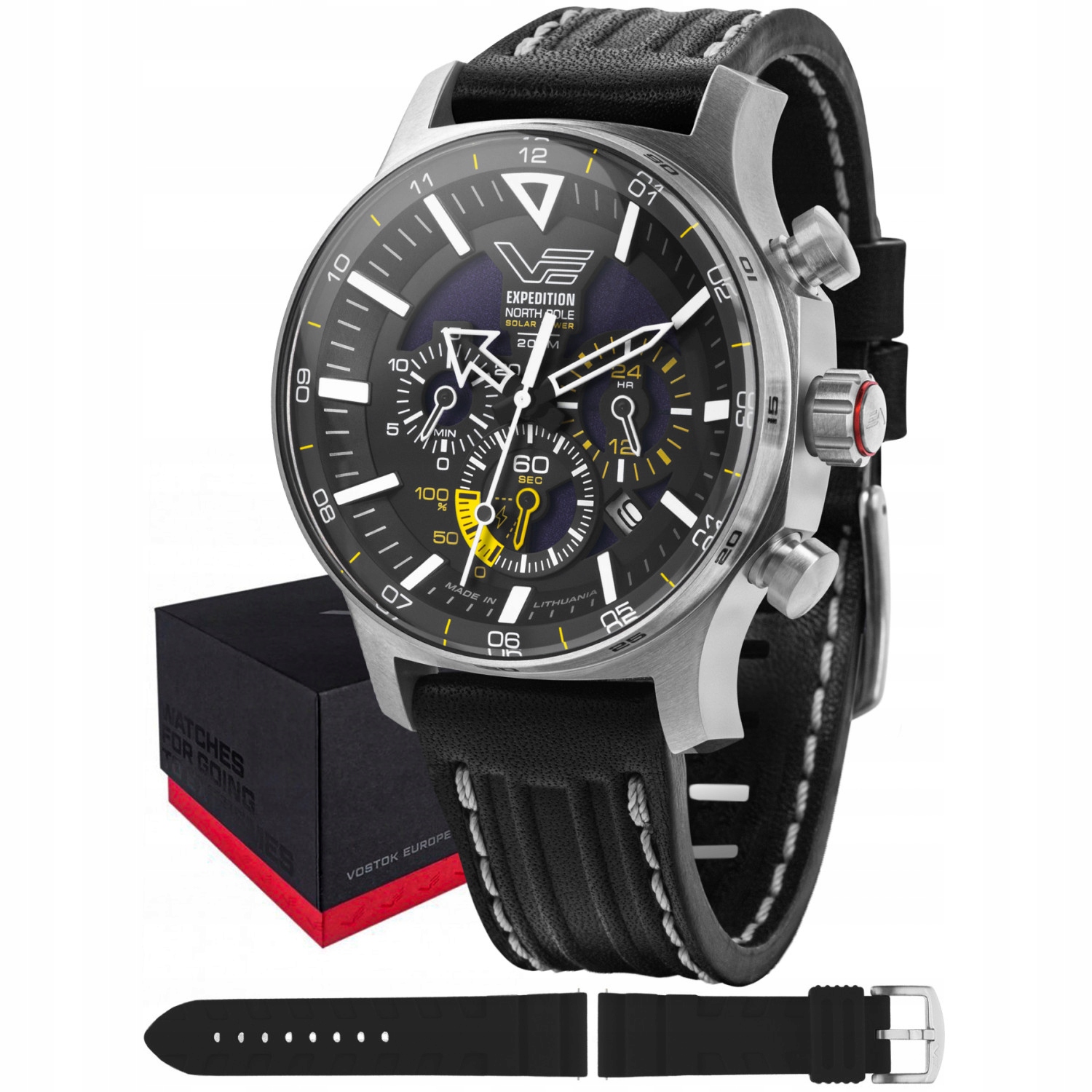 Pánské Hodinky Vostok Europe VR42-595A732 s černým řemínkem