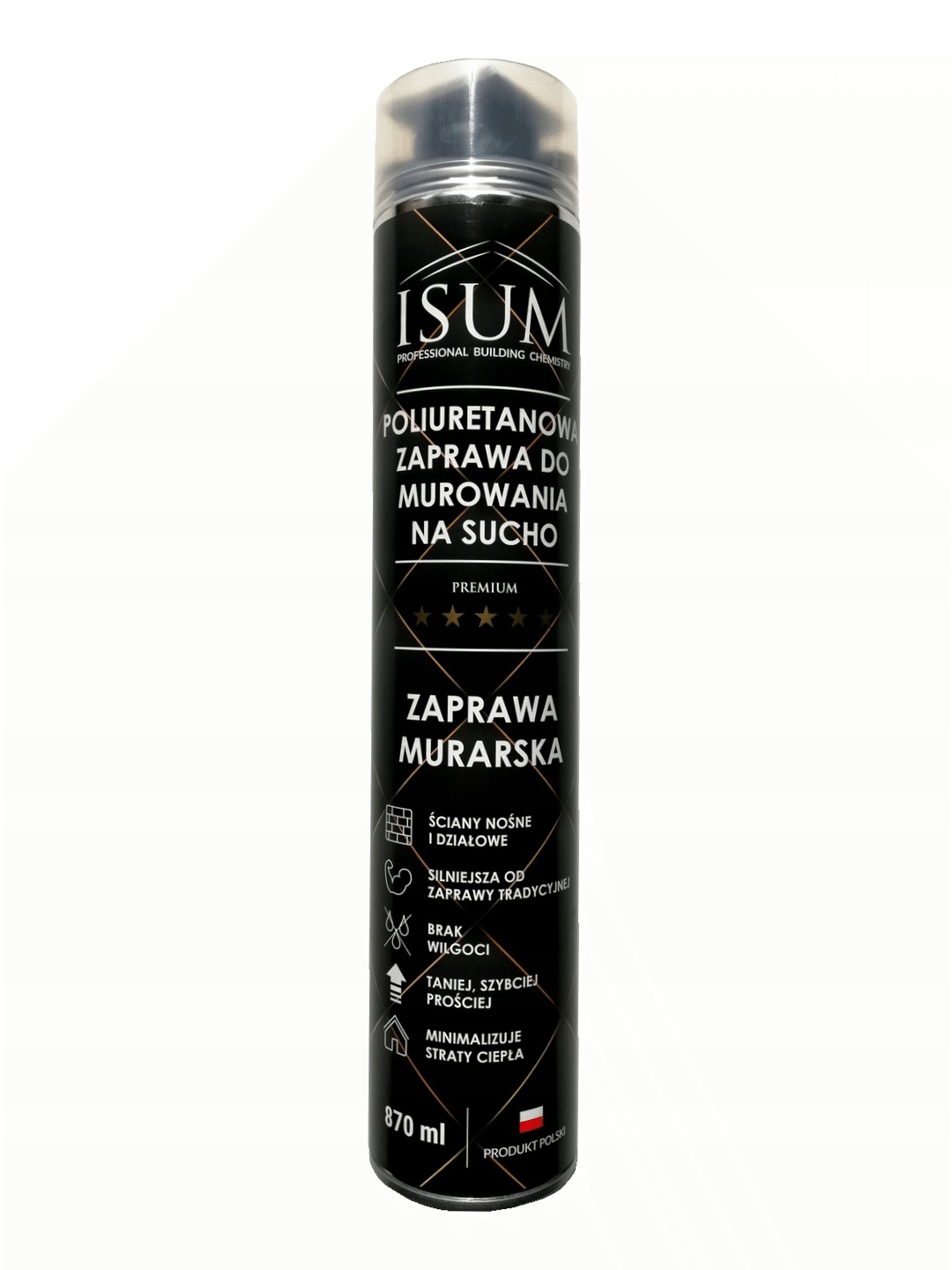 

Isum poliuretanowa zaprawa do murowania na sucho