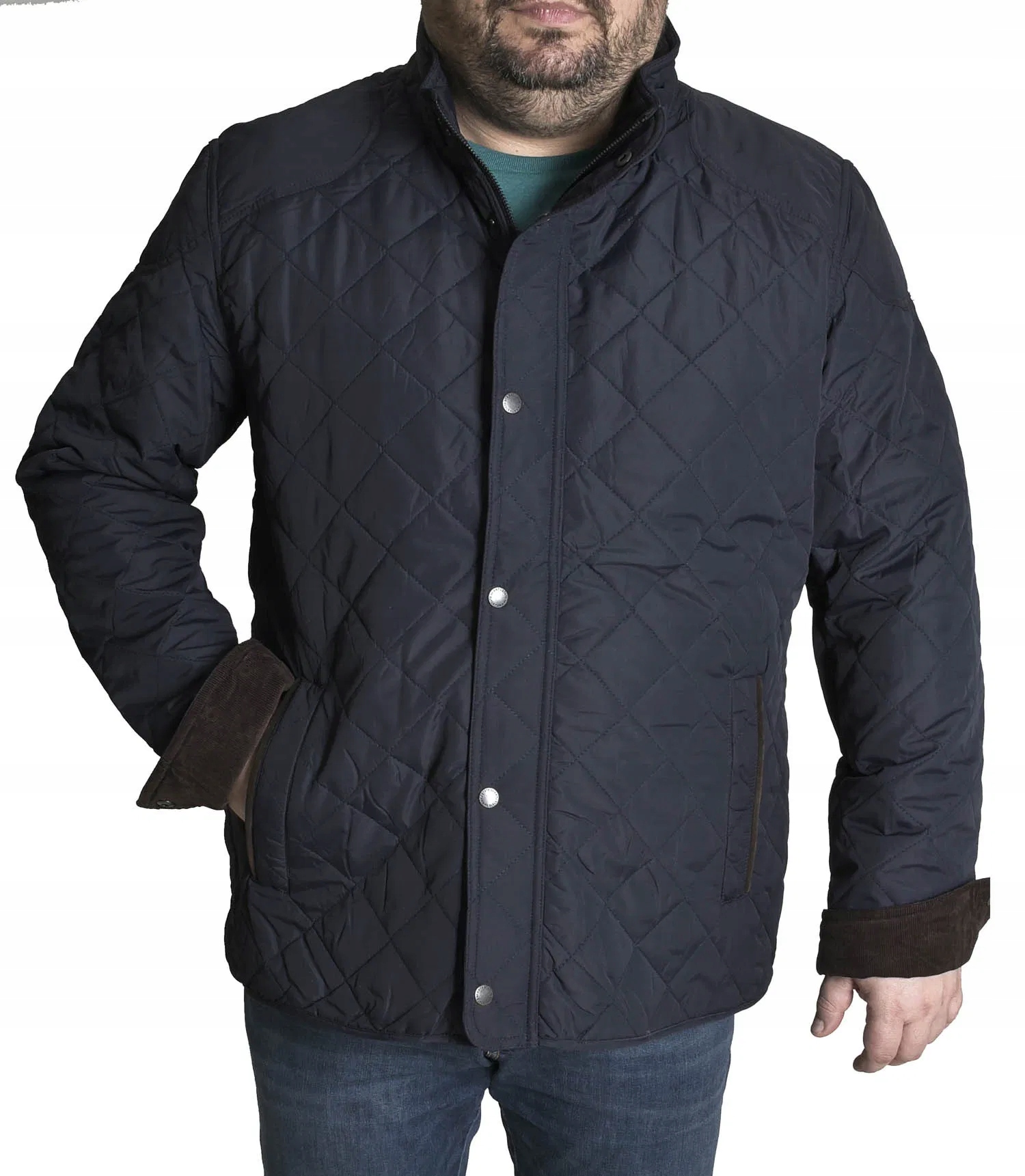 

State of Art cienka lekka kurtka pikowana 4XL