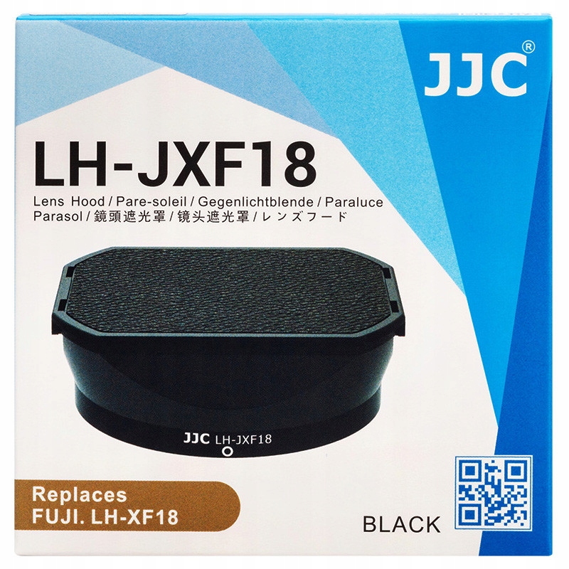 Jjc LH-JXF18 Black, Sluneční clona Nahrazuje clonu FUJIFilm LH-XF18