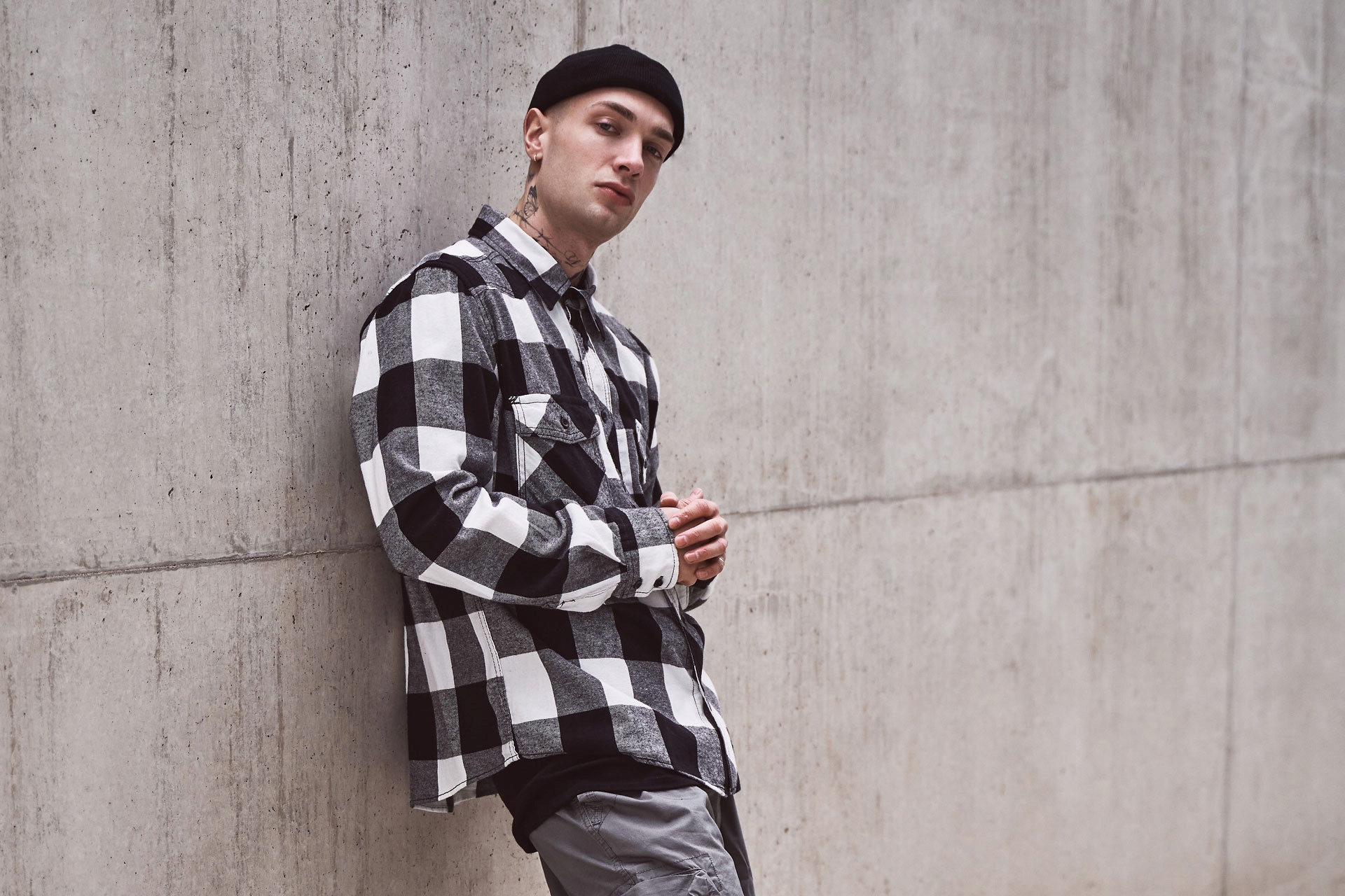 Koszula Brandit Checkshirt white/black M Marka Brandit