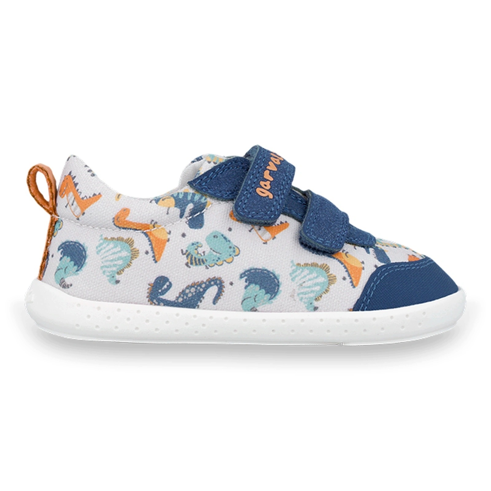 Buty barefoot tenisówki lekkie dziecięce Garvalin Soft Pique Petrol 19