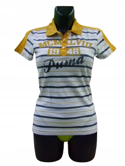 

M1885 Nowa Damska Koszulka Bawełniana Polo Puma S