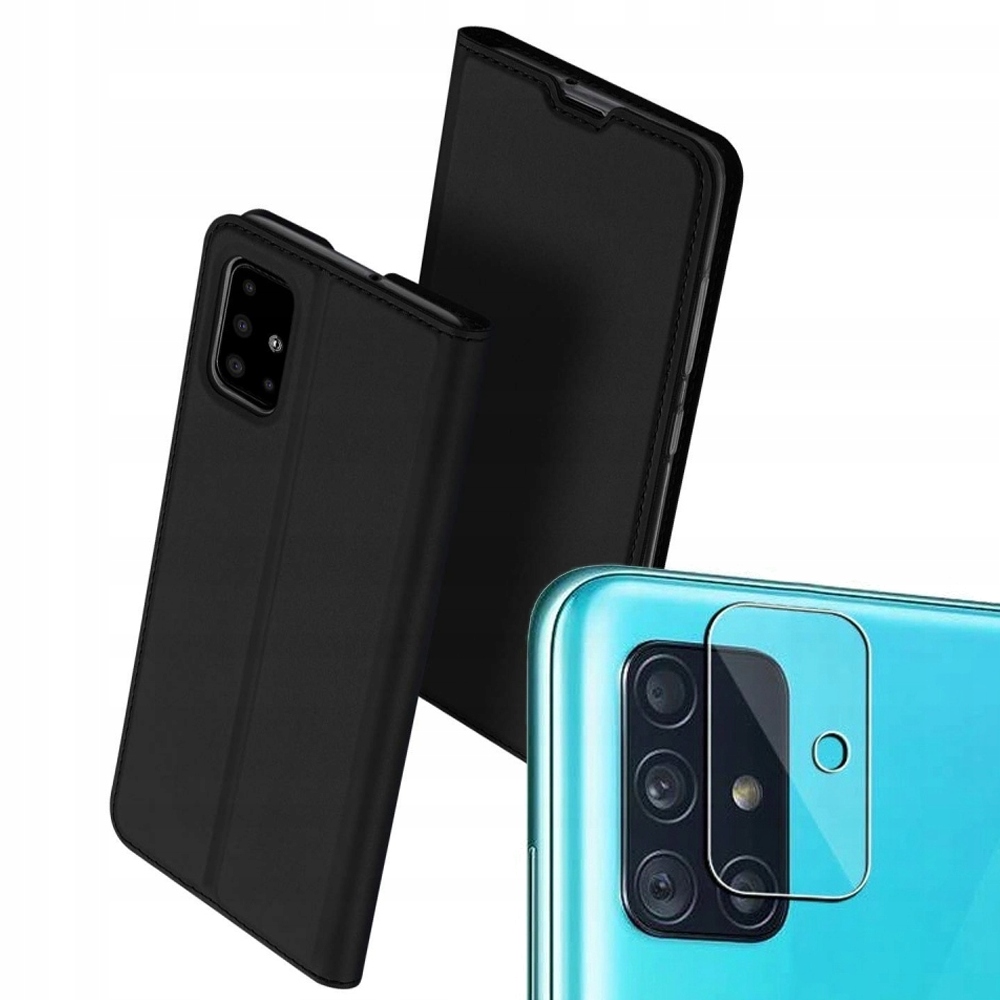 

Zamykane etui +szkło 9H obiektyw do Galaxy A51