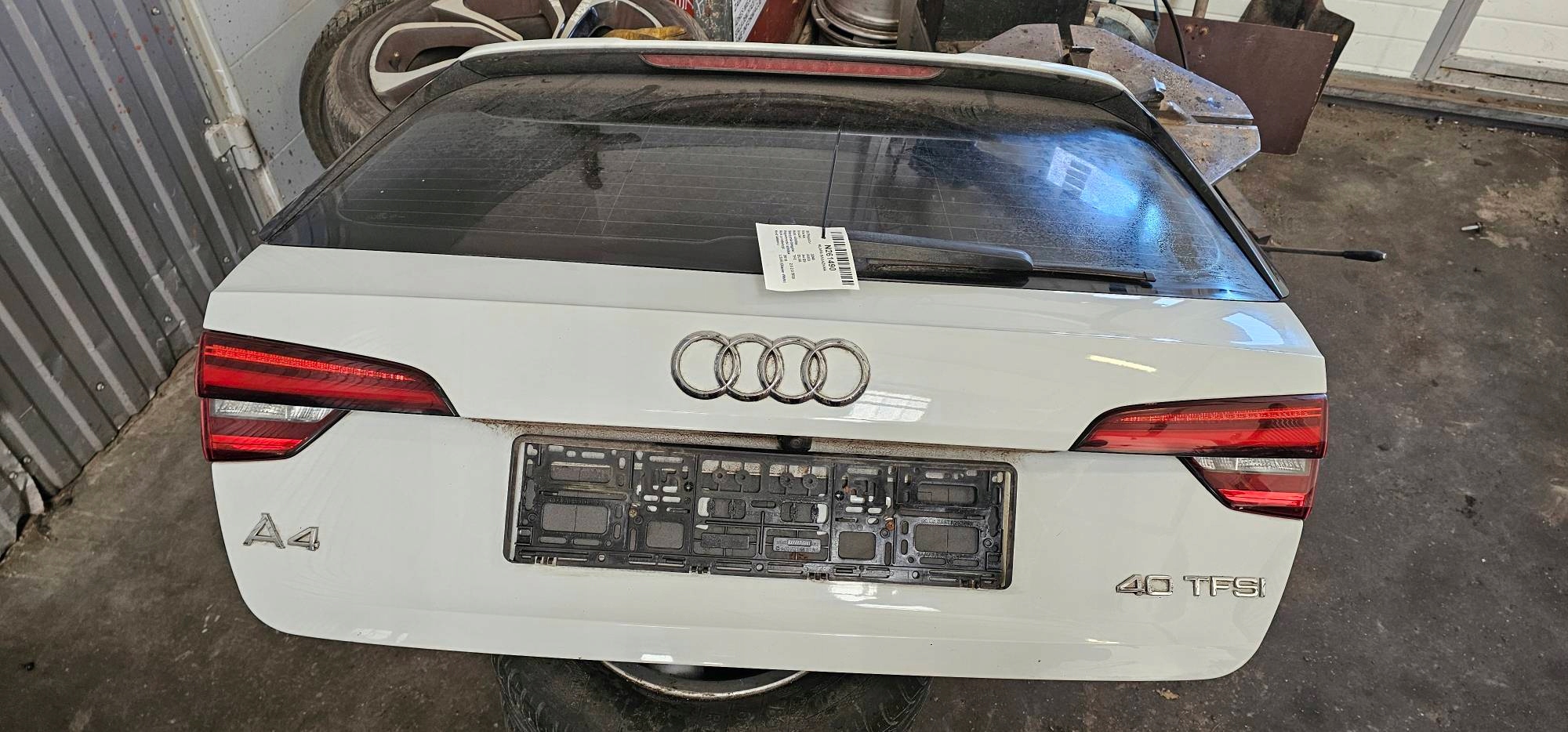 trunk door boot LS9R AUDI A4 B9 S-LINE 2019 8W
