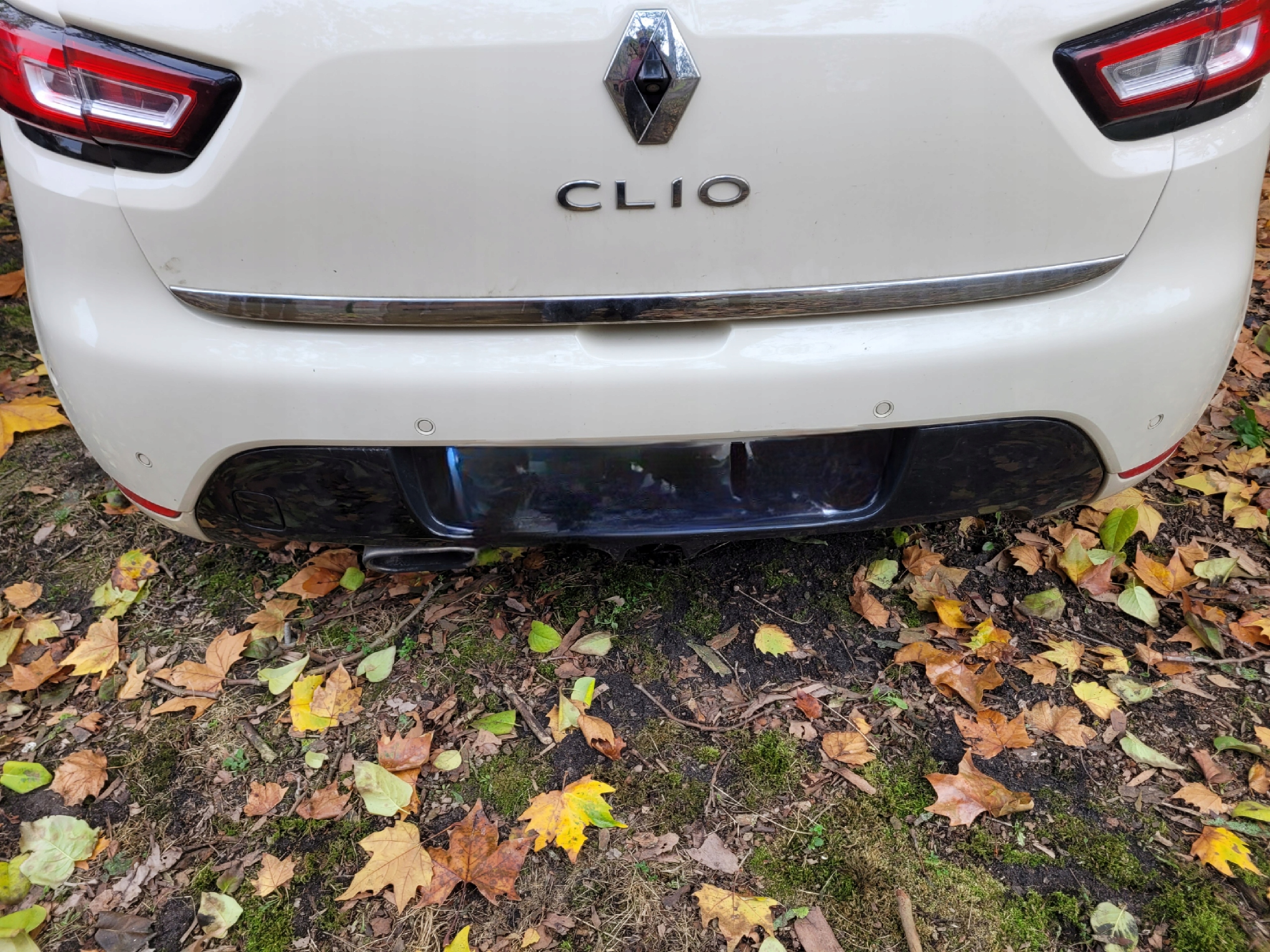 bumper rear rear part RENAULT CLIO IV HB LIFT 6XPDC OVD16