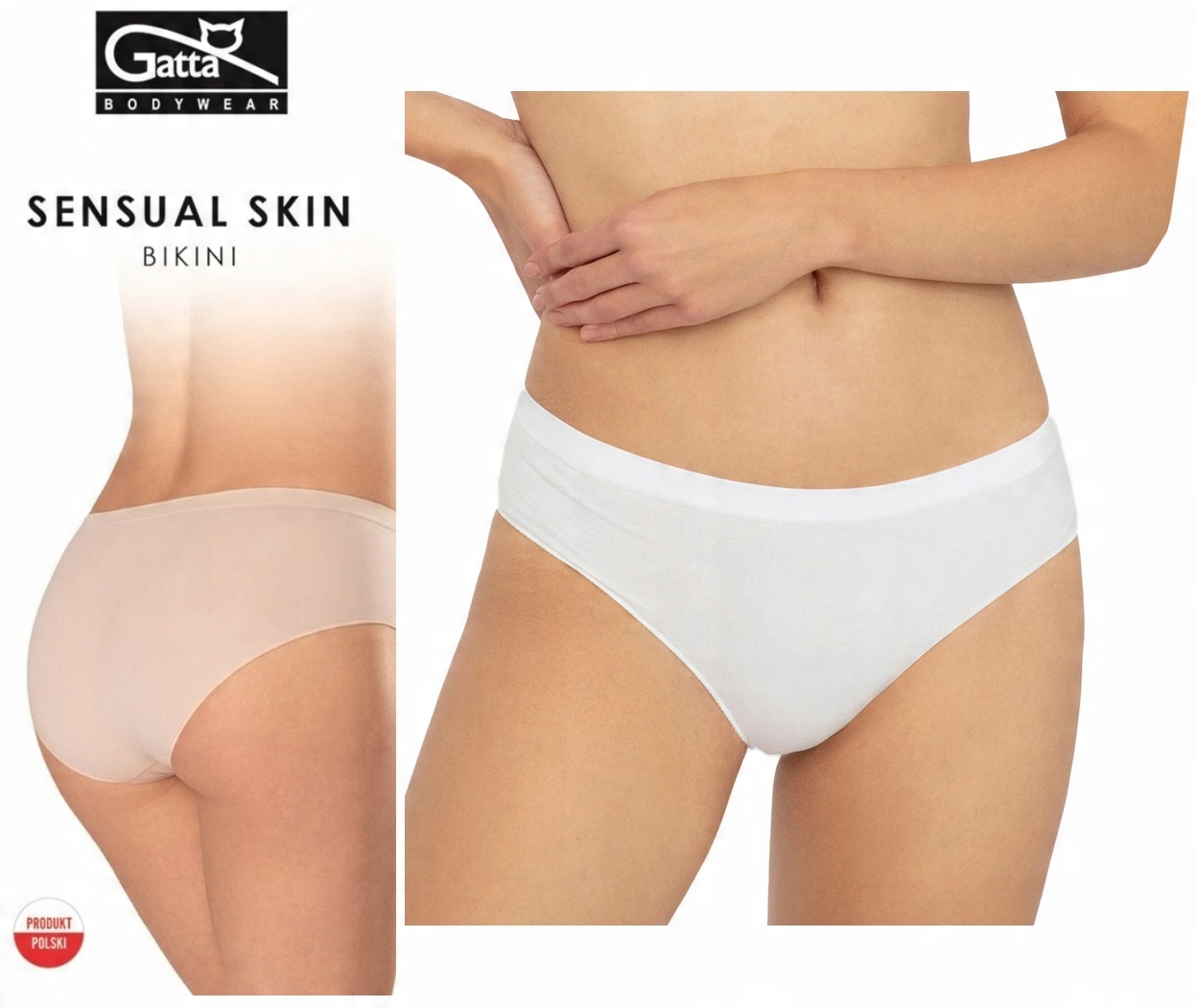

Gatta Majtki Bikini Classic Sensual Skin Białe L