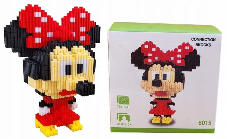 

Myszka Mini Minnie Klocki 3D Figurka